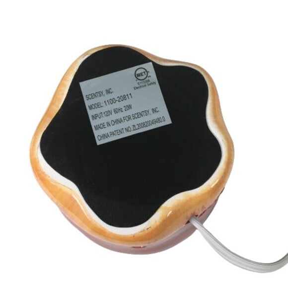 Scentsy Big Apple Full Size Teacher Plug In Wax Candle Warmer Red Retired 2010 - Picture 10 of 16